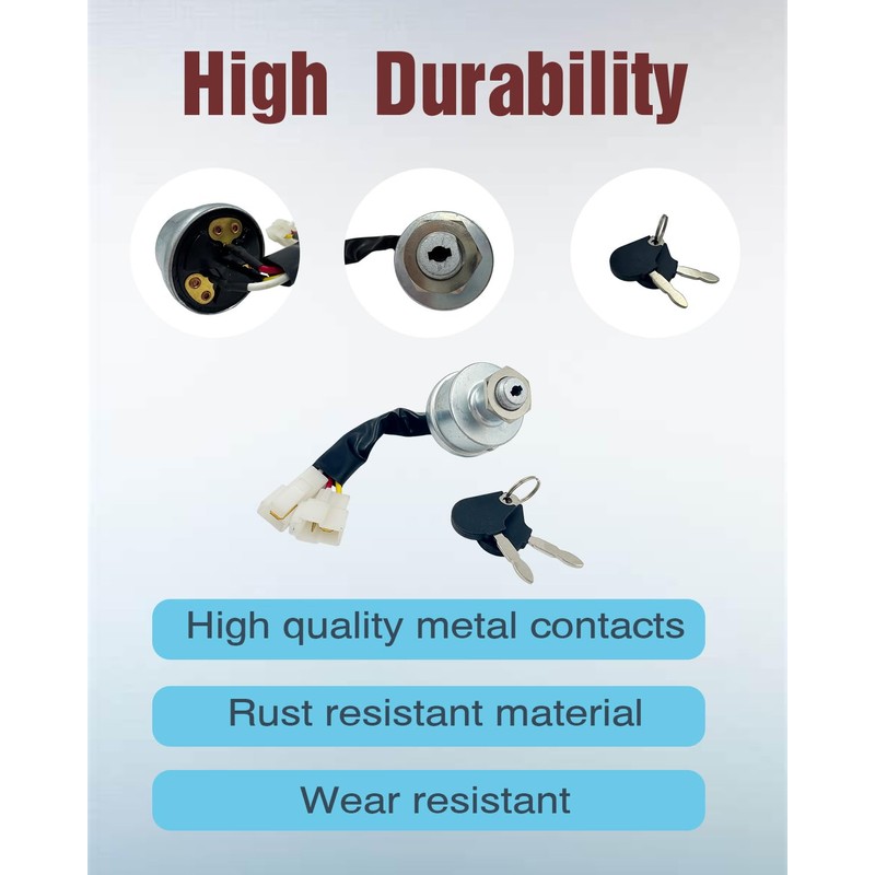 OWNDR 005558982R93 Tractor Ignition Starter Switch Fit for Mahindra Tractor