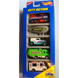 Hot Wheels 1996 City Action Gift Pack 1:64 Scale