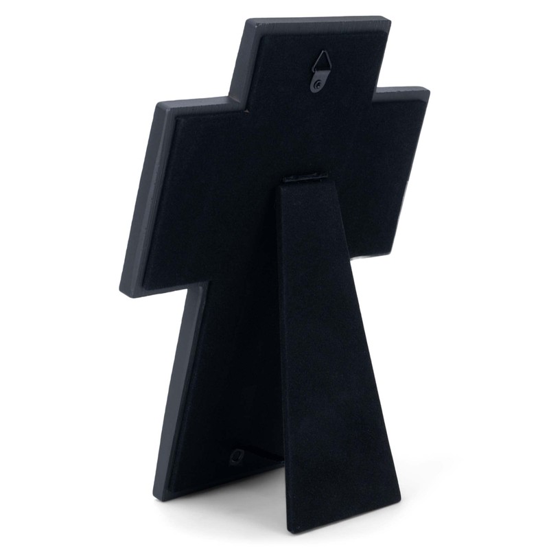 Lighthouse Christian Products Pastor Stand Firm Embossed Resin Easel Cross