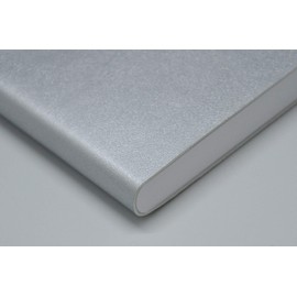 Zequenz Classic 360 Galaxy Series, Size: Medium, Color: Silver, Paper: Ruled, Soft Bound Journal, Soft Cover Journal Notebook, 4" x 7", 128 sheets / 256 pages, Ruled, Lined Premium Paper