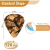 PEASUG 120 Pcs Colorful Guitar Picks, 0.71mm Thickness Celluloid Guitar