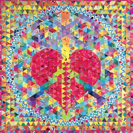 Buffalo Games - Sandhi Schimmel Gold - Junkmail Heart - 300 Piece Jigsaw Puzzle for Adults Ages 14 and Up Challenging Puzzle Perfect for Game Nights