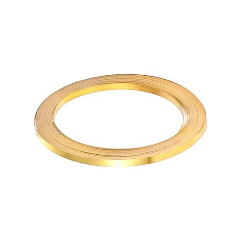 SWJ Brass Bezel Wire – 24 Gauge, 1/8" x 5