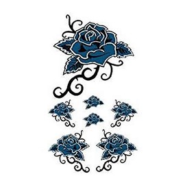 Festival Makeup R224 Blue Rose Tiger Backpack (X in)