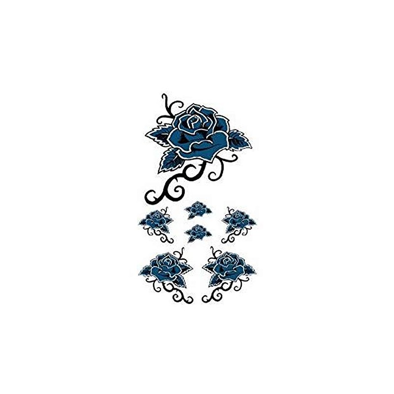 Festival Makeup R224 Blue Rose Tiger Backpack (X in)