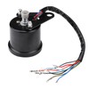 60mm Motorcycle Odometer Speedometer Gauge with Indicator Black