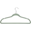 Simplify Slim Velvet Clothes Hangers | 100 Pack | Non-Slip