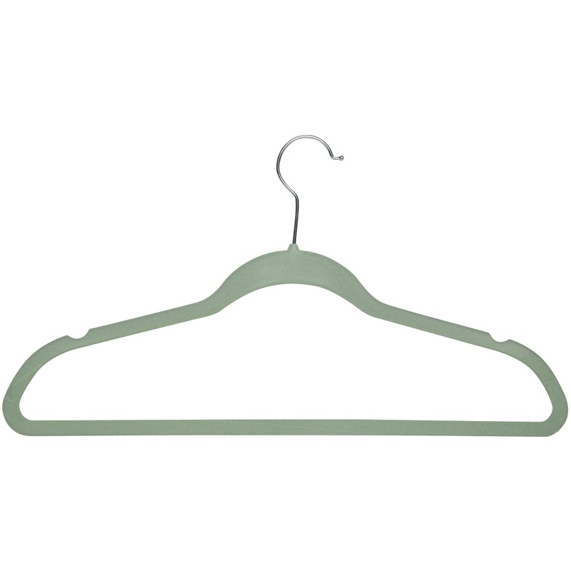 Simplify Slim Velvet Clothes Hangers | 100 Pack | Non-Slip