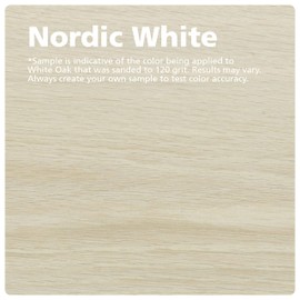 Rubio Monocoat Precolor Easy, Indoor Water-Based Wood Stain & Pre-Treatment, 200 ft² - Nordic White | Quick-Dry, Eco-Friendly Pre-Color Bonding Stain for Indoor Use with Oil Plus 2C | 1 Liter