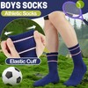 EBMORE Kids Boys Socks Athletic Basketball Crew Youth Sport Soft