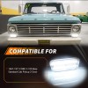 OFFKAT 2X Clear Switchback LED Front Parking Signal Light For