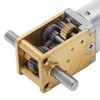 Gear Motor Speed Reduction Dual Output Shaft Worm Brushed Large