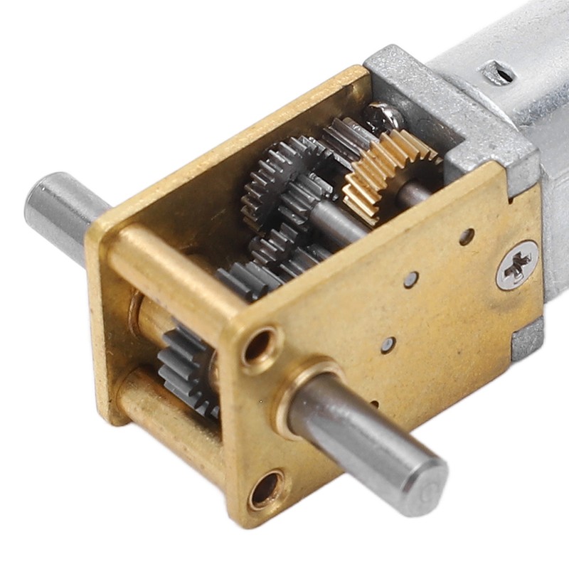 Gear Motor Speed Reduction Dual Output Shaft Worm Brushed Large