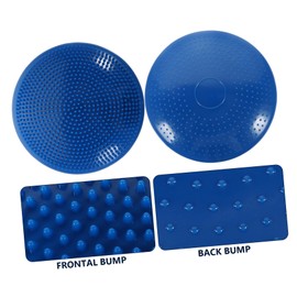 KICHOUSE Inflatable Wobble Cushion for Boys and Girls Adults Lumbar Support Pillow Balance Disc Pump