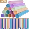 ALINK Jumbo Plastic Boba Straws, 1/2" Extra Wide Disposable Smoothie