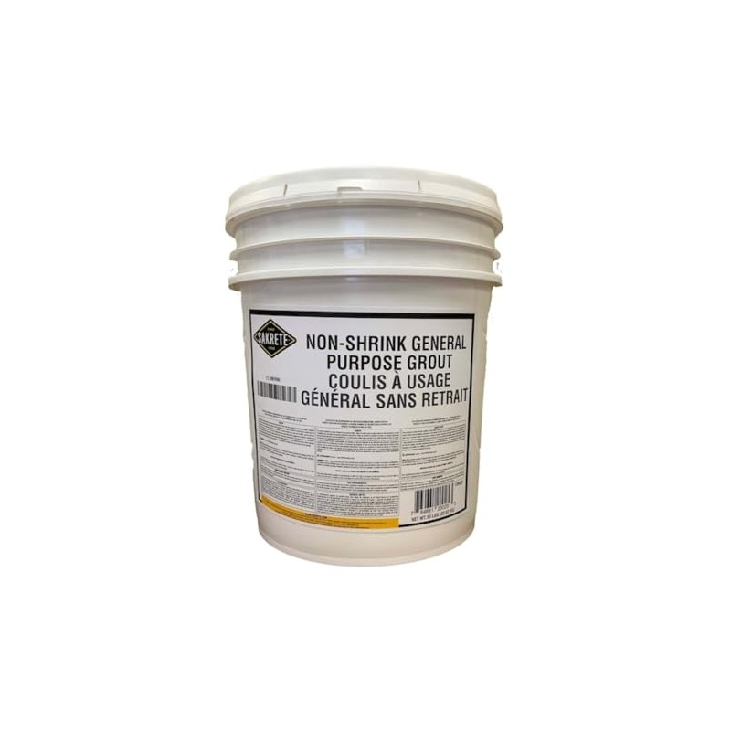 Sakrete Grout, Pail, Gray, Non-Shrink General Purpose 120025-1 Each
