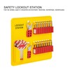 Lockout Tagout Station, Wall Mounted Engineering plastic PP Lock Out