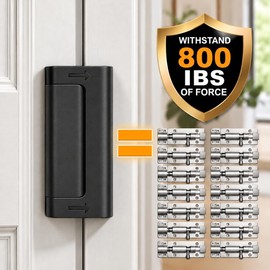 Door Reinforcement Lock for Front Door Child Proof Top of Door Safety Latch