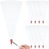 Gueevin 9 Pcs Tile Grout Masonry Mortar Bag with Molded