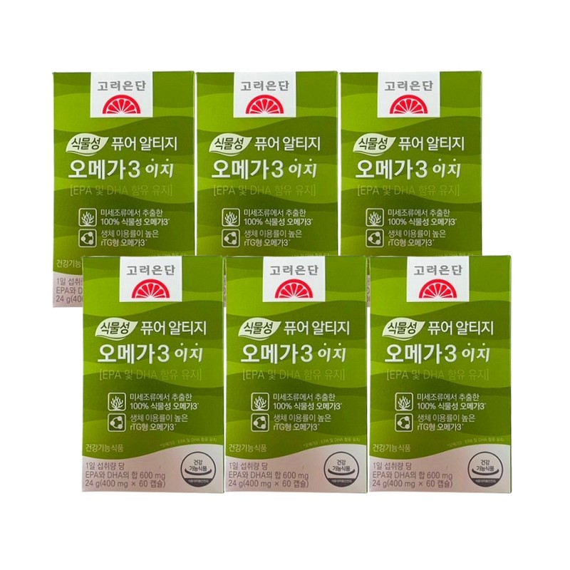 Korea Eundan Omega3 Pure RTI Omega 3 Easy 3-month supply