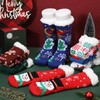 Suhine 9 Pairs Christmas Fuzzy Slipper Socks Winter Sherpa Fluffy