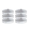 6 x Round Post Caps, Diameter 101 mm, Made of