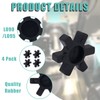 Flexible L095 NBR Rubber Spider Insert Solid Spider Center Inserts