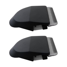 Updated Hevituwhe 2pcs Clipper Replacement Trimmer Blade, Replacement Hair Blade for Snap On Wahl Peanut Hair Clipper #2068-300,8663, Black