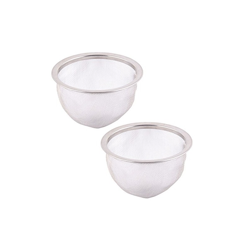 sourcingmap Stainless Steel Round Mesh Reusable Tea Leaf Spice Teapot
