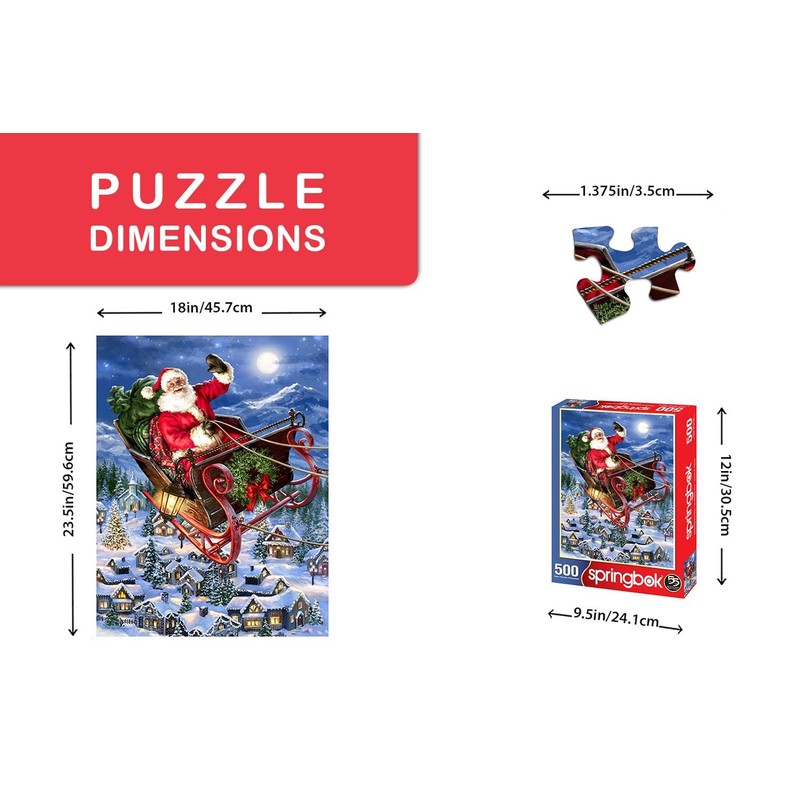 Springbok Delivering Christmas 500 Piece Jigsaw Puzzle - This Classic
