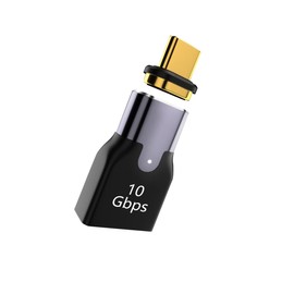 USB-C to Type A USB to A Magnetic Converter Adapter USB3.1 GEN1 5Gbps 1 Pack OTG High Speed Data Transfer 24 Pin Magnet Magnetic Connector USB-C to USB-A 3.0 Disconnect Easy Connect Type C to Type-A