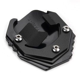 Motorcycle Stand Side Stand Extension Support Pad for Yamaha TENERE 700 Tenere700 T7 TÉNÉRÉ 700 XTZ 700 2019-2022 2023 Accessories (Black)