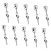 10Pcs Cross Cable Clamps 316 Stainless Steel Corrosion Resistant Cross