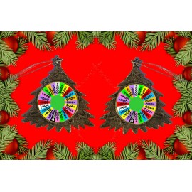 Unbranded Fun Wheel of Fortune   Christmas Ornament