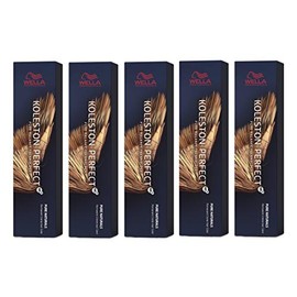 WELLA Koleston Perfect ME+ 9/81 Light Blonde Pearl Ash 60 ml Pack of 5