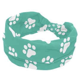 otnrnondcl Dog Paw Wide Headbands for Women