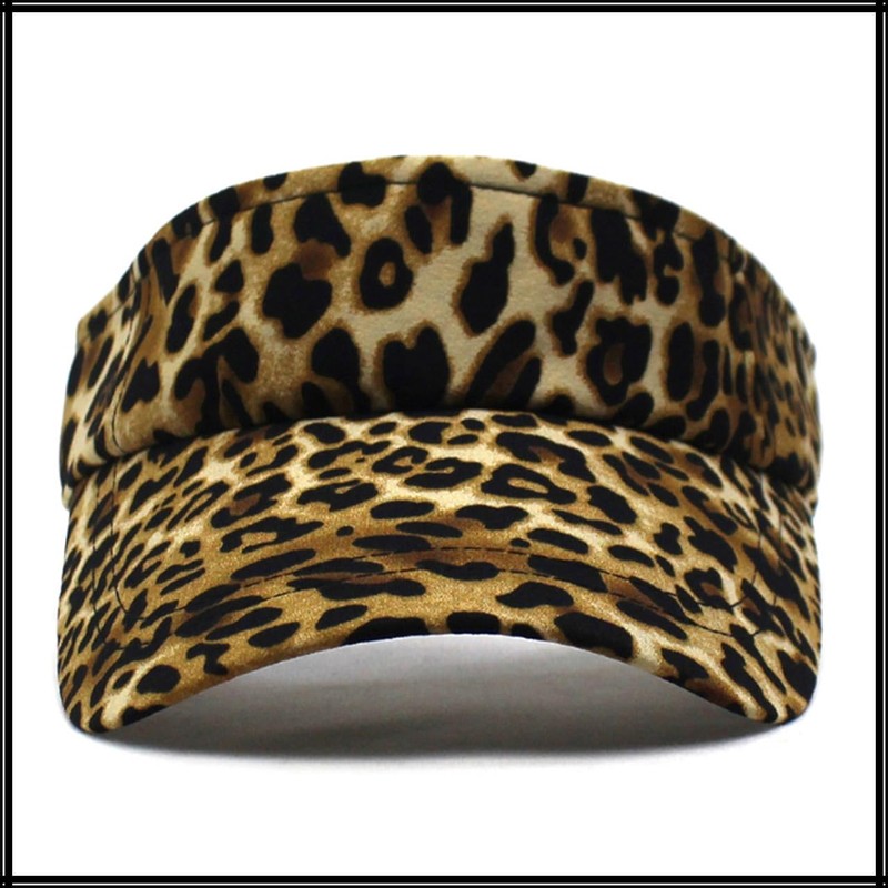 White Fang CA963 Visor, Sun Visor, Hat, Leopard Pattern, Animal,
