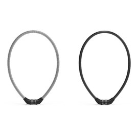 Password Lock, Mountain Bike Password Lock, Bicycle Password Lock, Bicycle Lock, Bar Password Lock, Steel Wire Password Lock, Steel Cable Lock, 2 Pieces