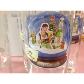 rastal New Rastal Spaten 0.5 Liter Beer Glass Lot of 6 Happy Holidays Germany