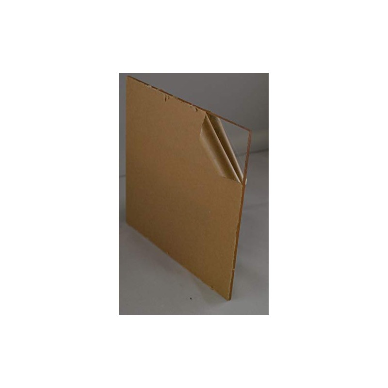 3/8" (0.354”) Clear Acrylic Sheet 12"x12" Cast Plexiglass (9mm) Thick