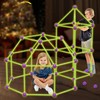 SpringFlower 100 PCS Glow in The Dark Fort Building Kit