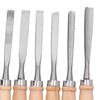 12Pcs Wood Turning Chisels Wood Grooves Parting Tools Set Woodworking