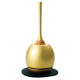 Cherin Mini Buddhist Utensils, Orin Set, Gold