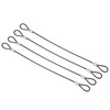 PATIKIL 4pcs 0.2M Safety Cable Lock Stainless Steel 2mm Diameter