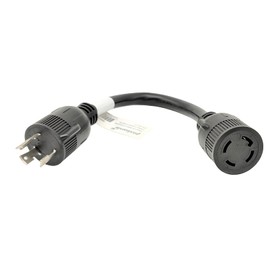 Parkworld 885125 Power Adapter Cord Twist Lock 30 AMP L6-30 Male Plug to 4-Prong Generator 30A Locking L14-30 Female Receptacle