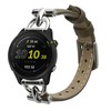 kwmobile Real Leather Watch Strap Compatible with Garmin vivoactive 4