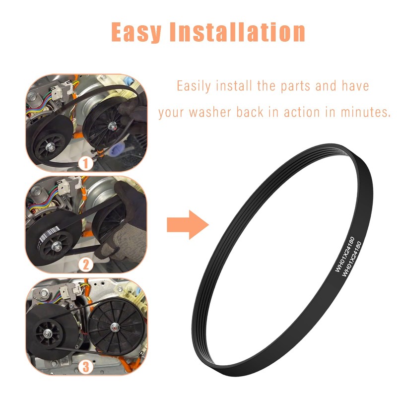 Fits General Electric Washer Drive Belt AP6024314 PS11736832 WH01X24180