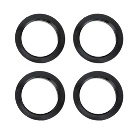 INFINAUTO Hub Centric Rings,59.6mm ID 73.1mm OD Car Wheel Hubrings ABS Plastic Black,4pcs