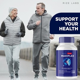 rize labs - Maxi Flex All Natural Suppplement, Capsules for Joint Support, Pills for Mobility and Flexibility, Advanced Formula Supplement, Triple Action (300 Capsules)