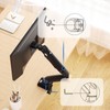 MEASUREMAN Premium Gas Spring Monitor Desk Mount, Full Motion Articulating